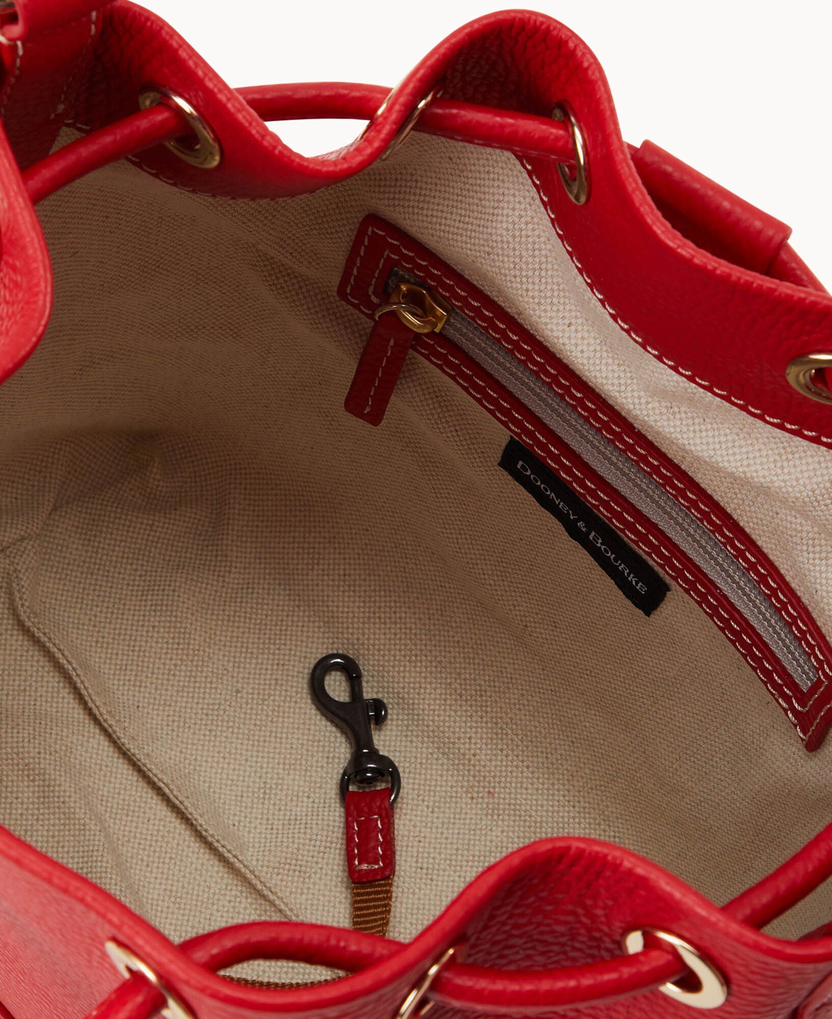 Lucca Leather Crossbody Drawstring - Image 7