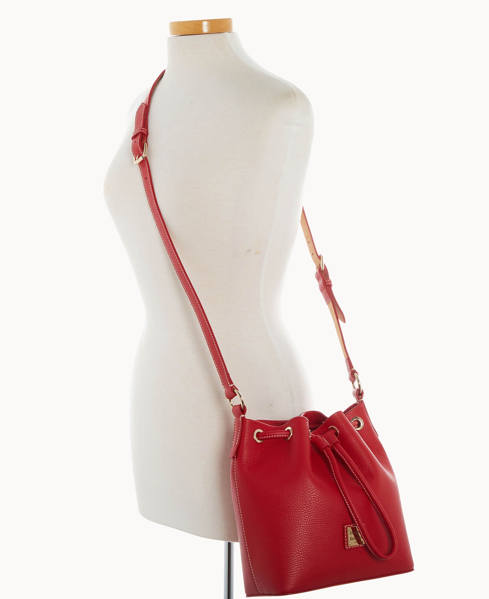 Lucca Leather Crossbody Drawstring - Image 8