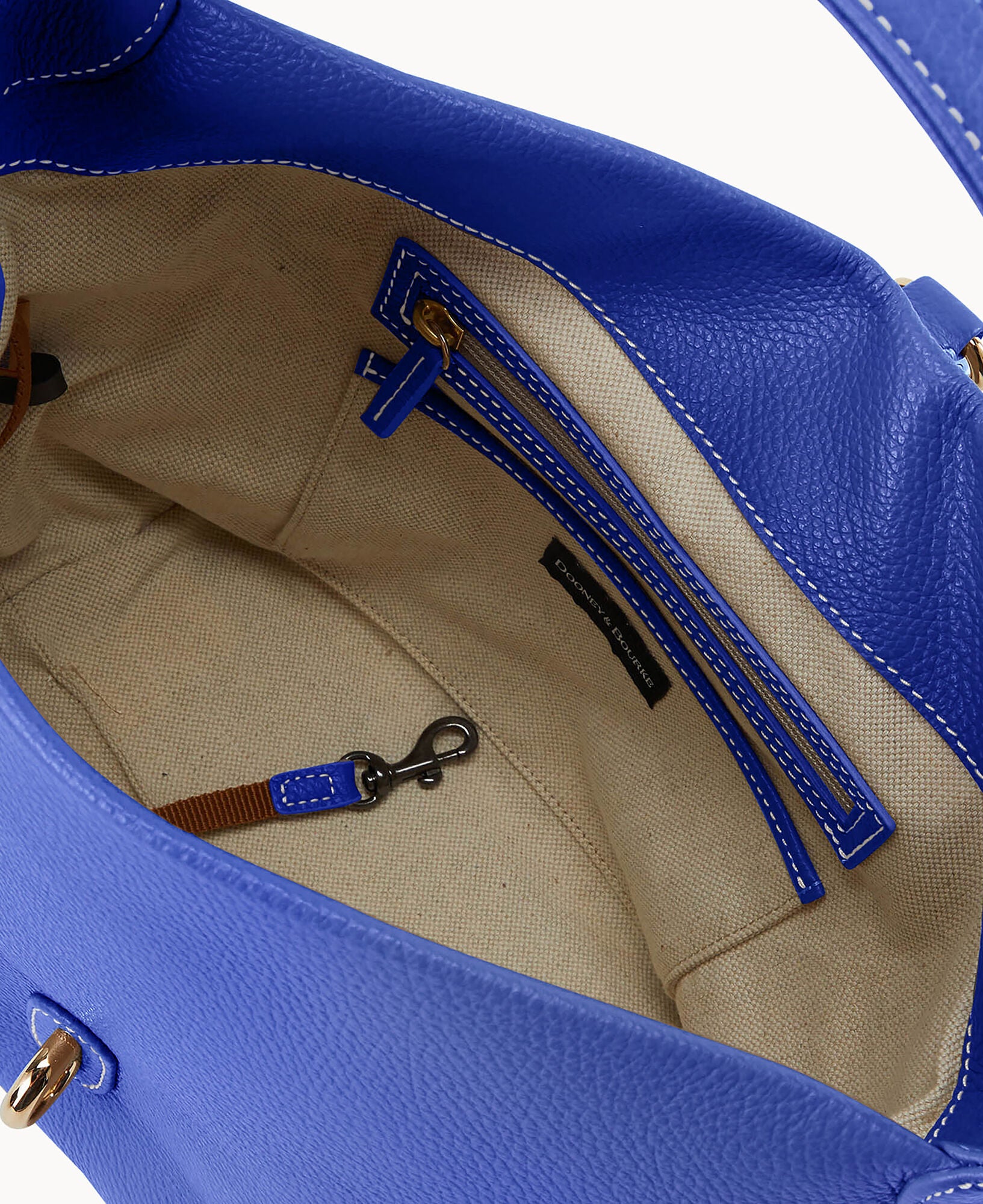 Lucca Leather Logo Lock Hobo - Image 23