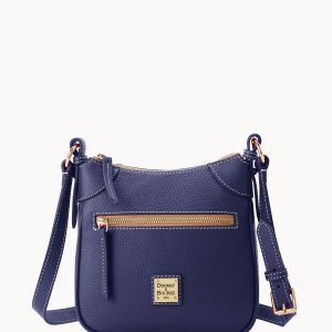 Lucca Leather Front Zip Crossbody