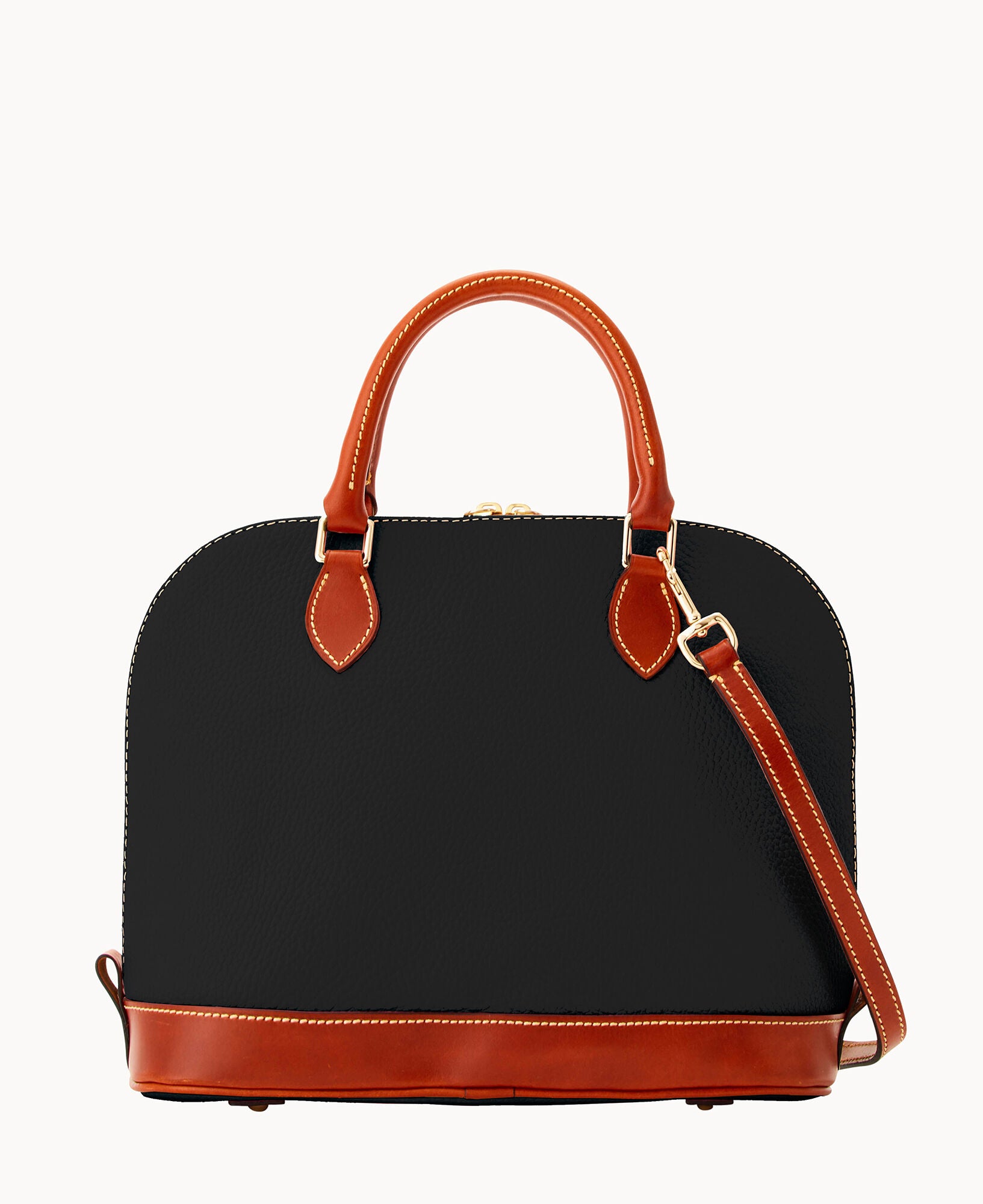 Pebble Grain Zip Zip Satchel - Image 8