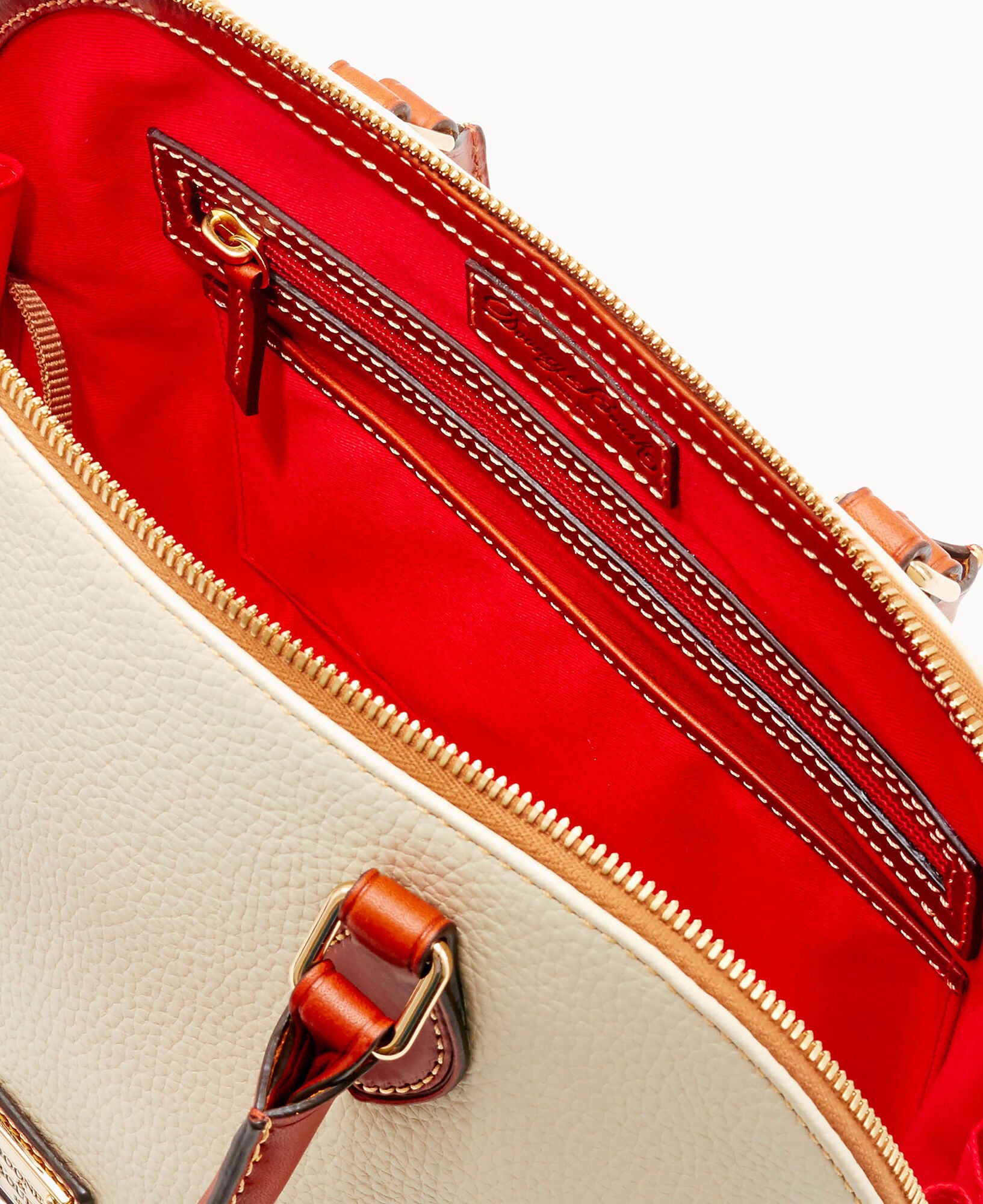 Pebble Grain Zip Zip Satchel - Image 15