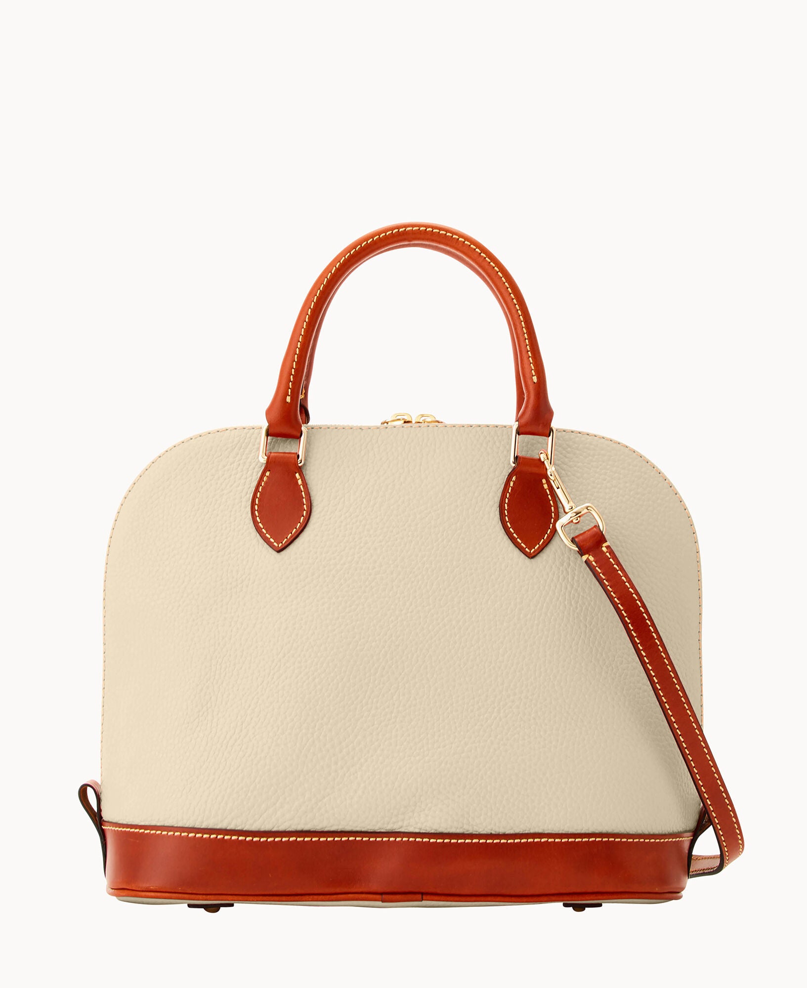 Pebble Grain Zip Zip Satchel - Image 16