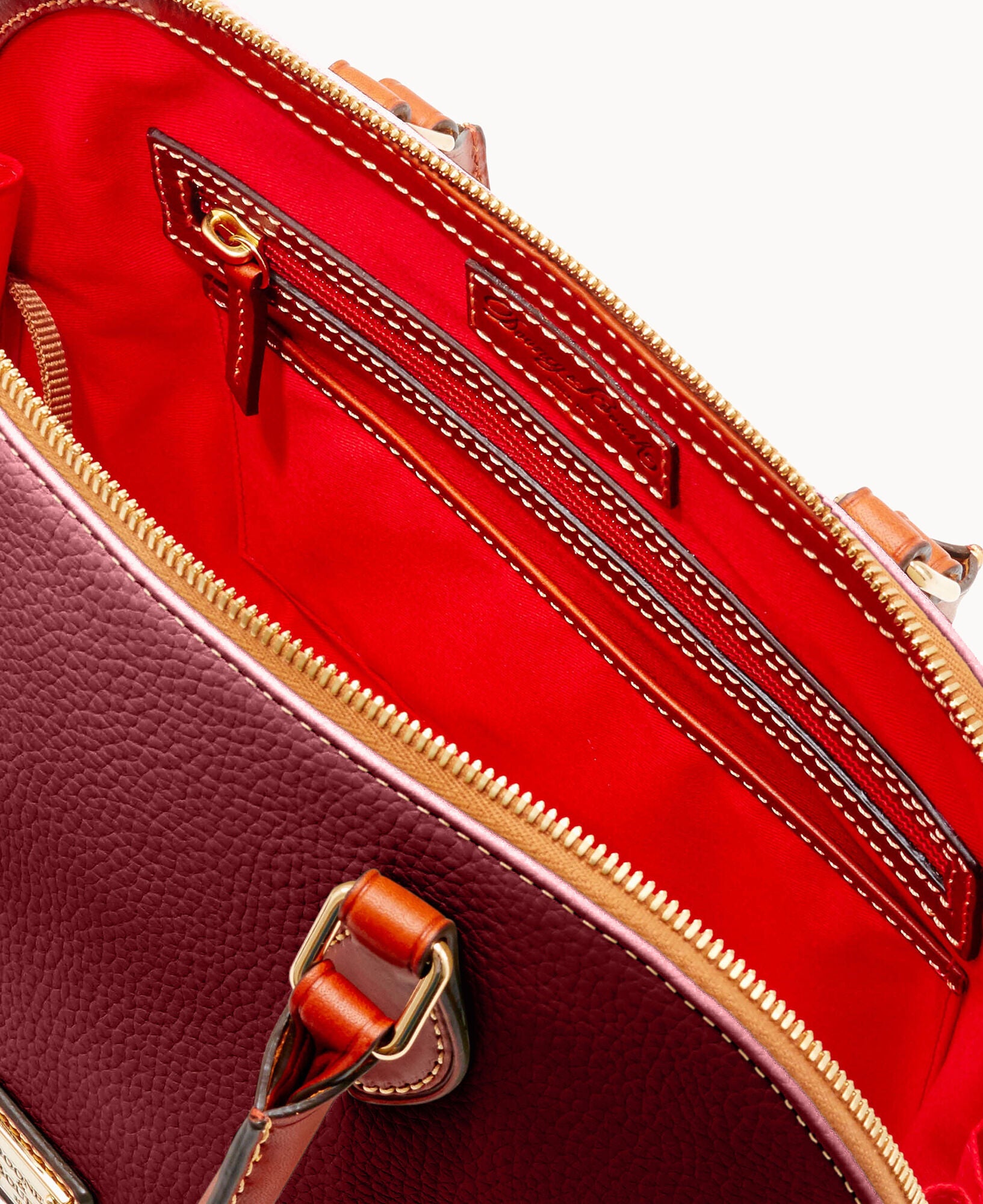 Pebble Grain Zip Zip Satchel - Image 20