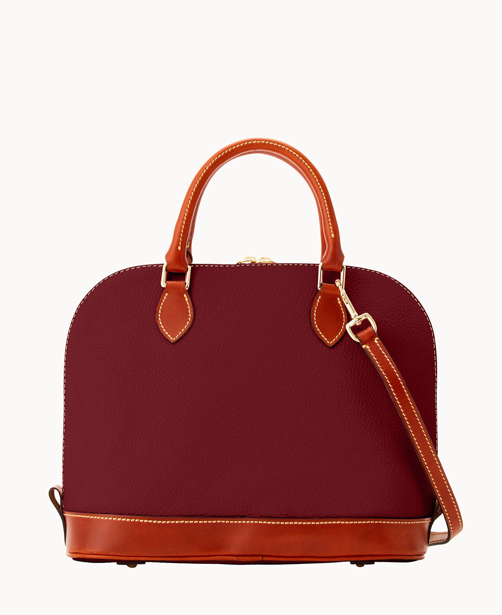 Pebble Grain Zip Zip Satchel - Image 21