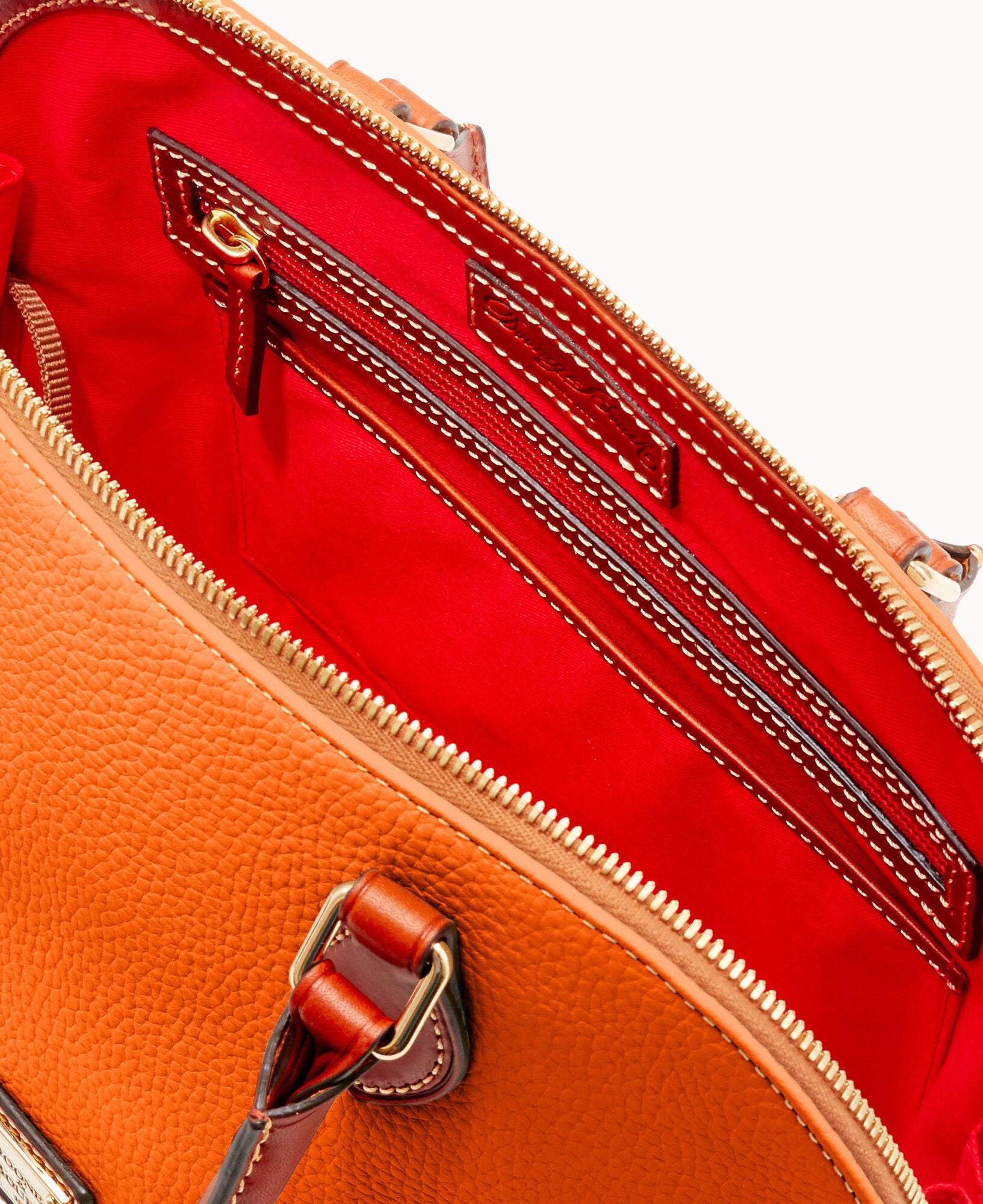 Pebble Grain Zip Zip Satchel - Image 24