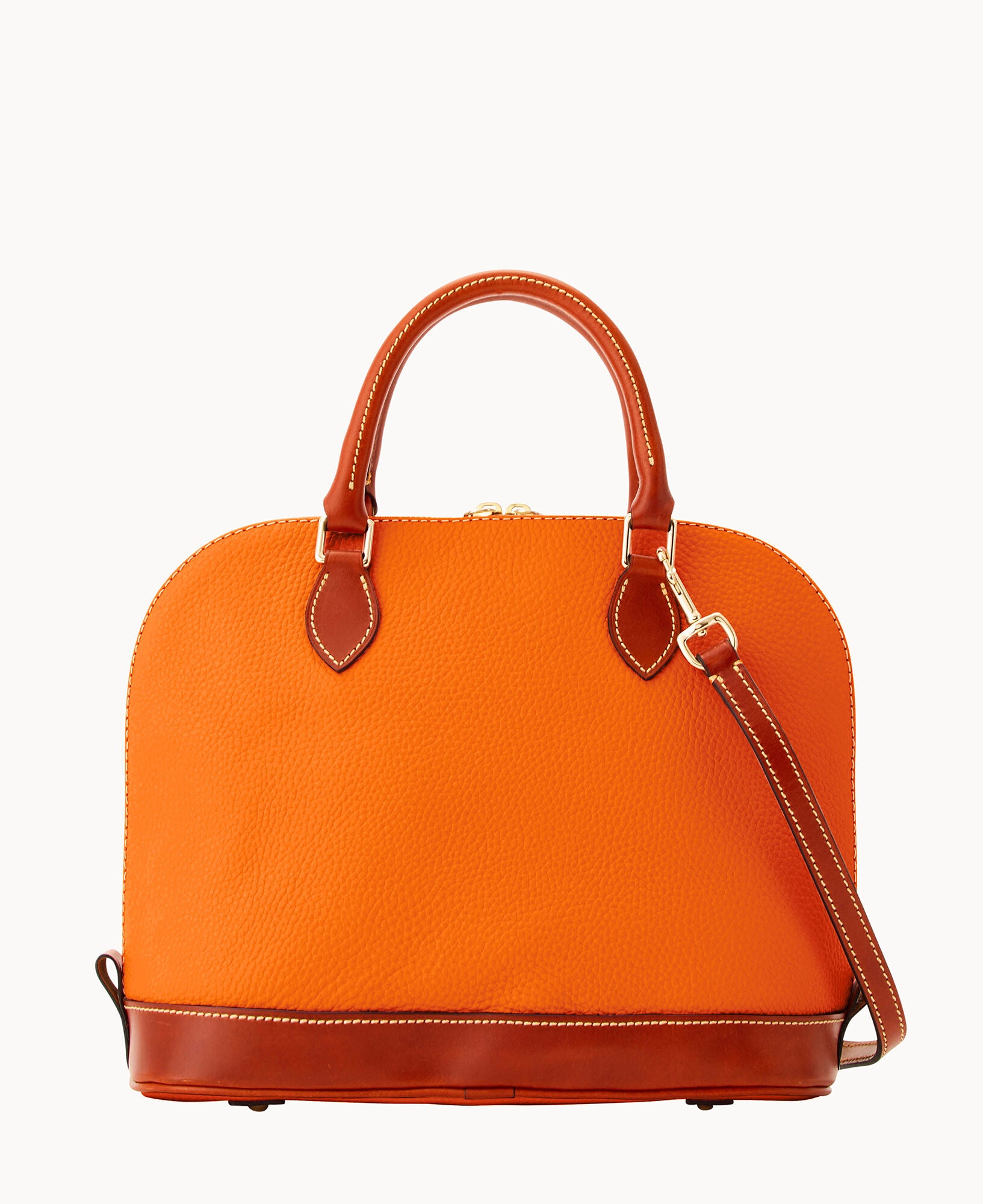 Pebble Grain Zip Zip Satchel - Image 25