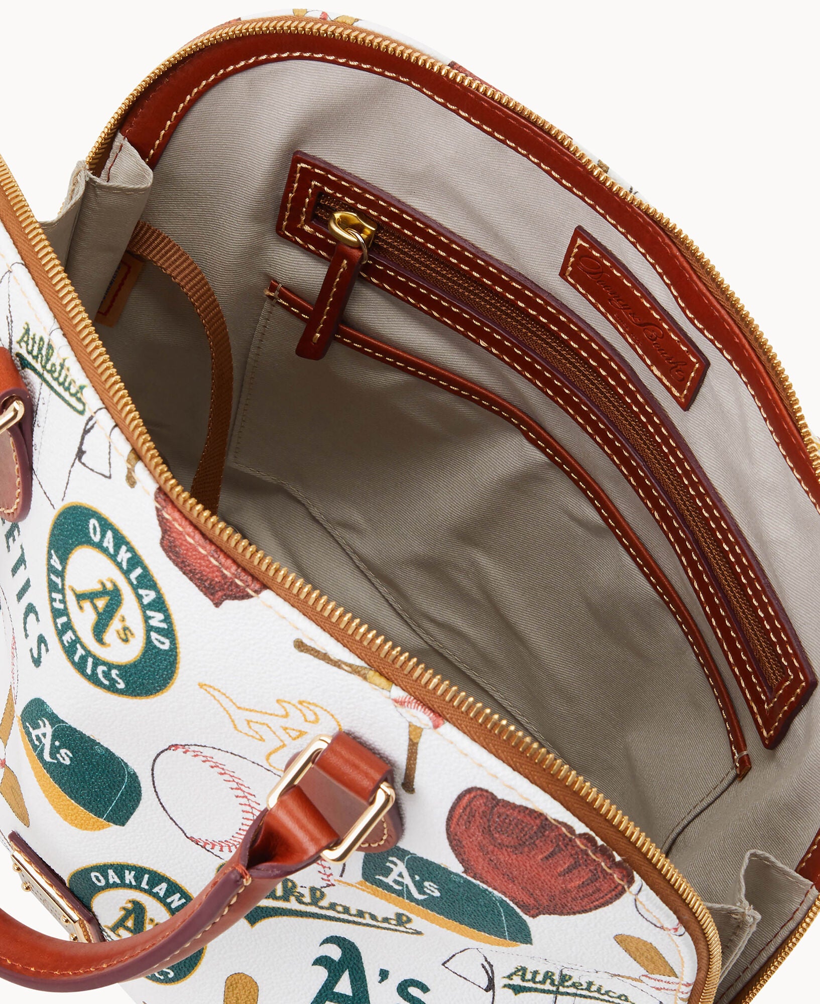 MLB Athletics Zip Zip Satchel - Image 3