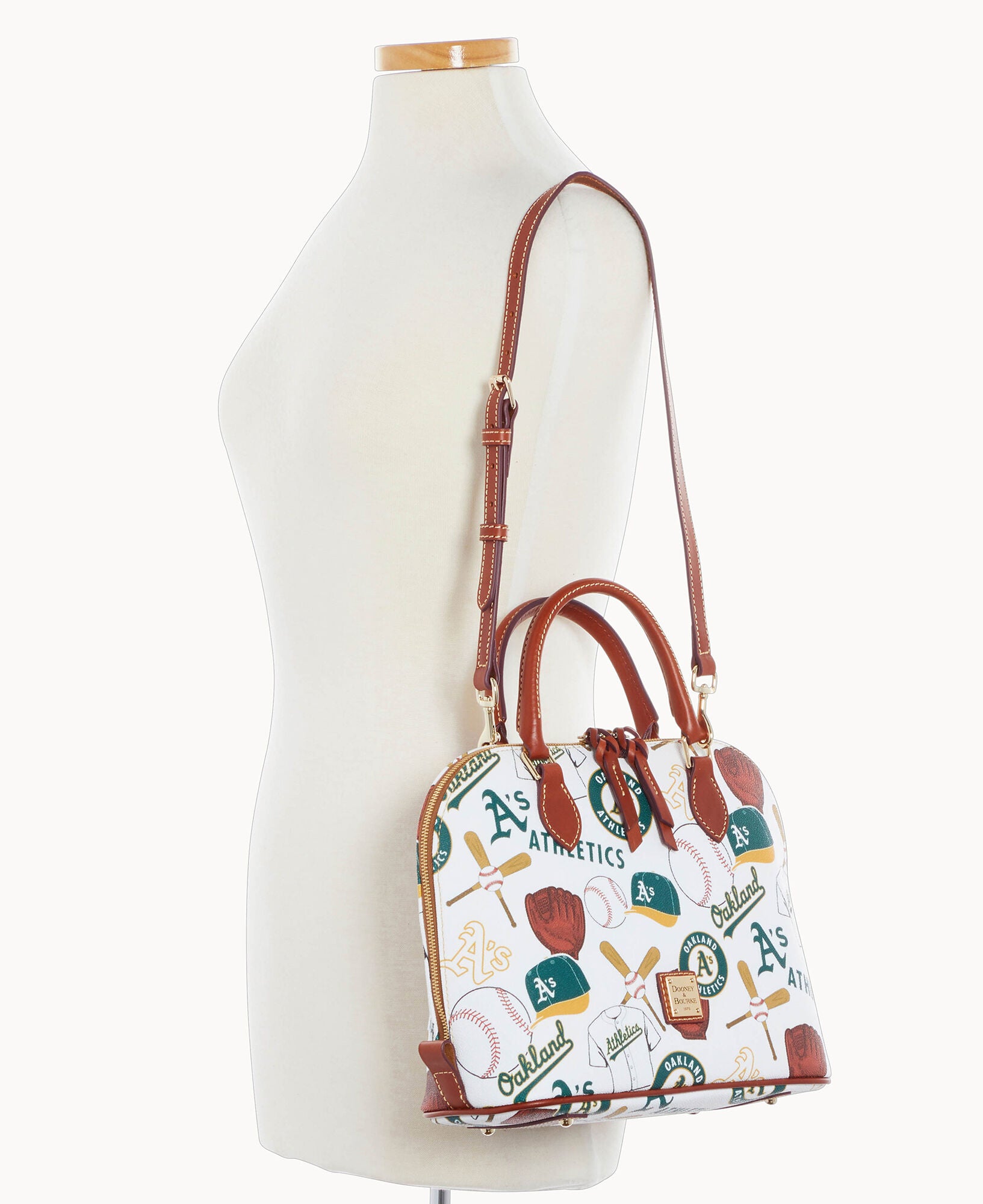 MLB Athletics Zip Zip Satchel - Image 4