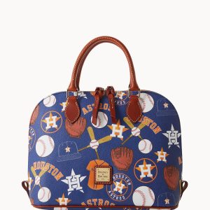 MLB Astros Zip Zip Satchel