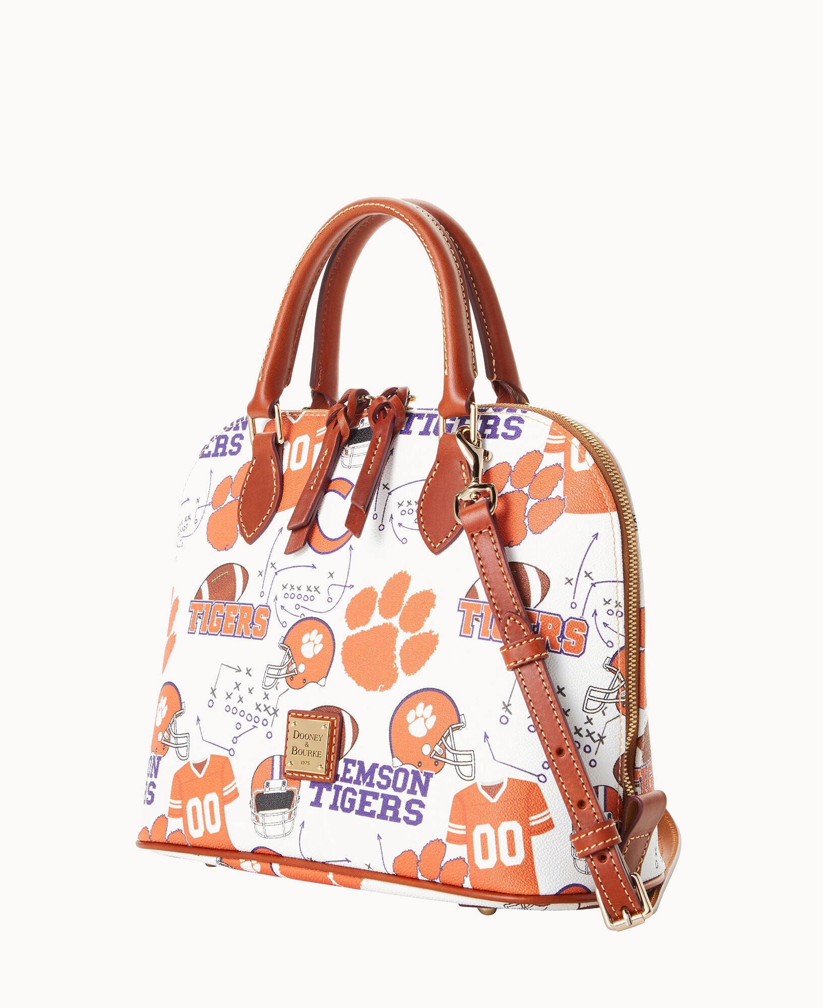 Collegiate Clemson University Zip Zip Satchel - Image 2