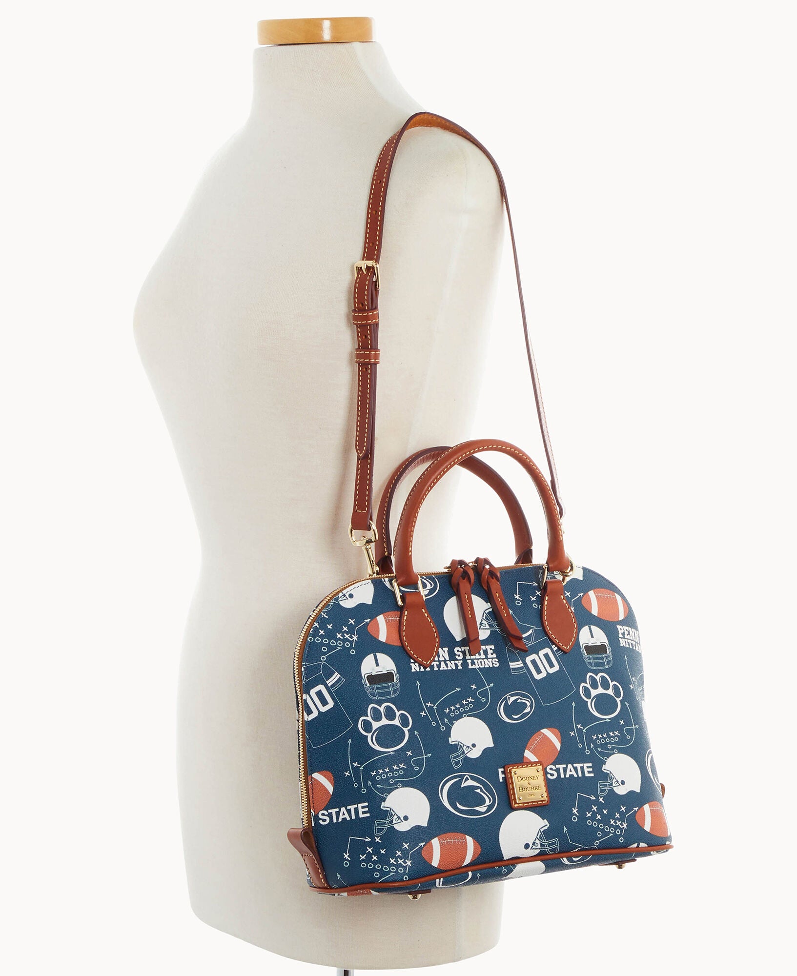 Collegiate Penn State University Zip Zip Satchel - Image 8