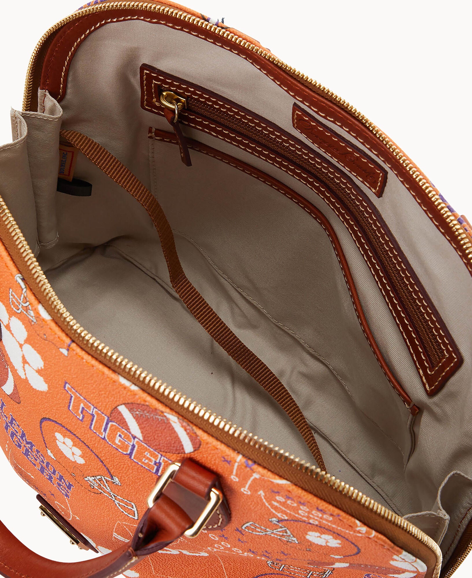 Collegiate Clemson University Zip Zip Satchel - Image 7