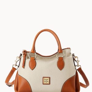 Pebble with Florentine Trim Satchel 30