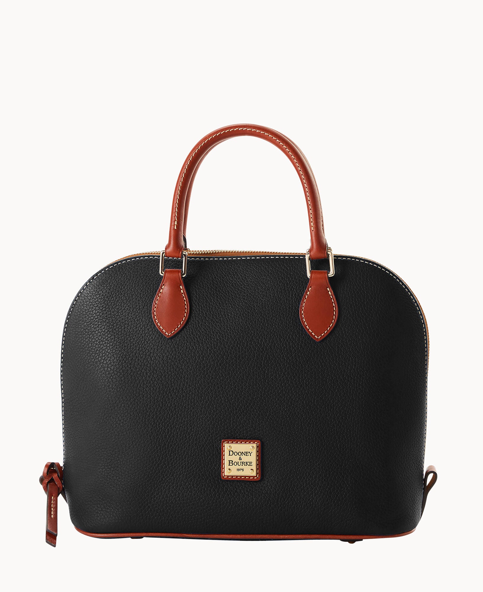 Pebble Grain Domed Satchel - Image 5