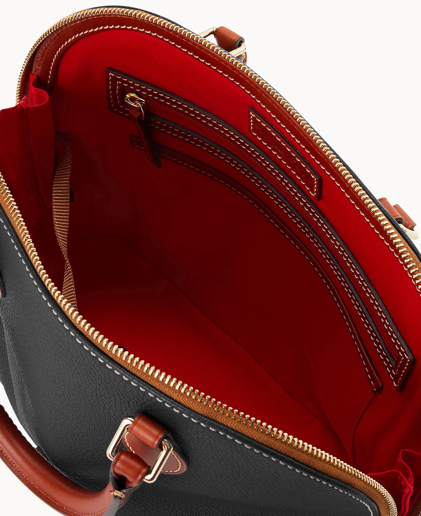 Pebble Grain Domed Satchel - Image 7