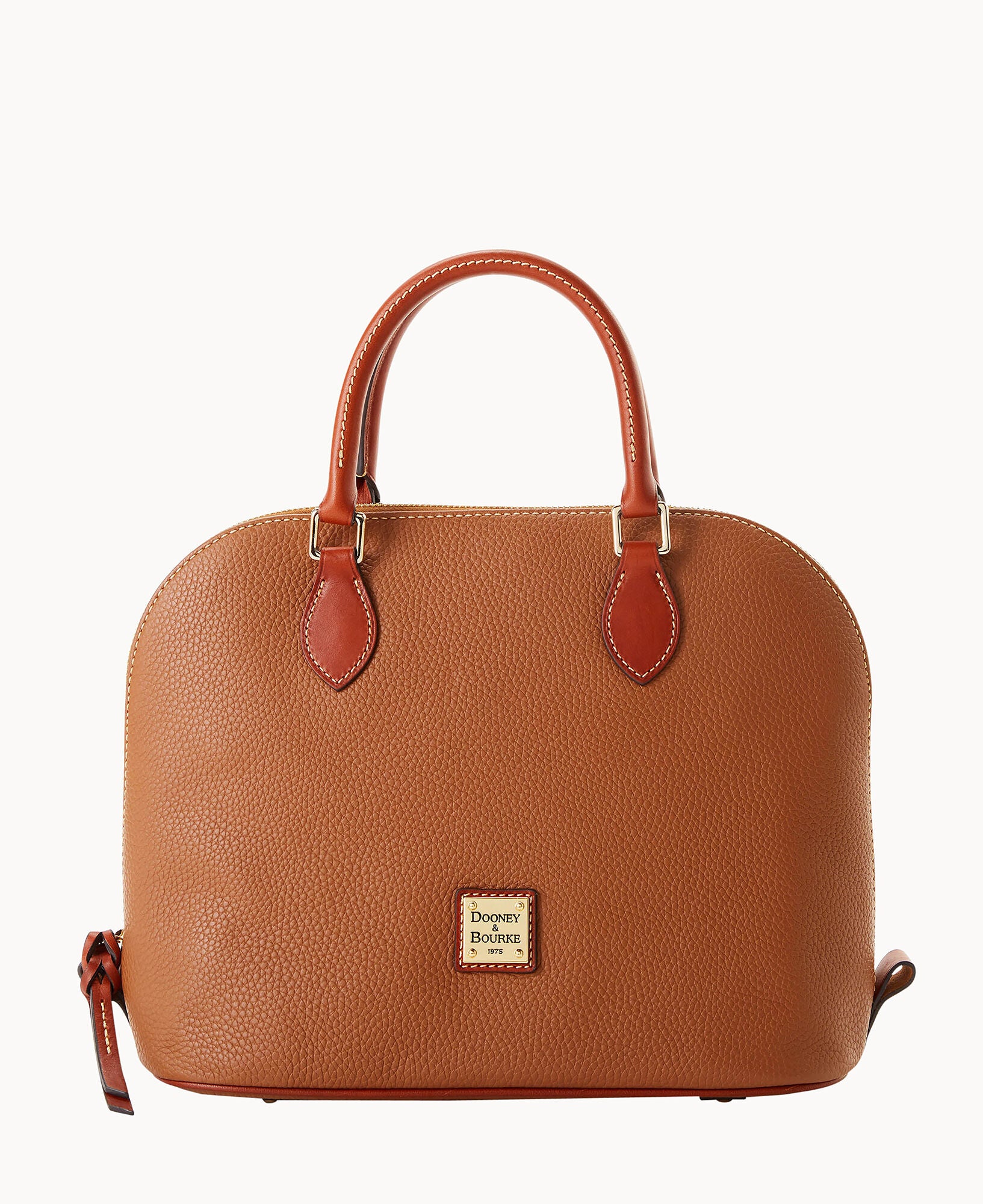 Pebble Grain Domed Satchel - Image 21