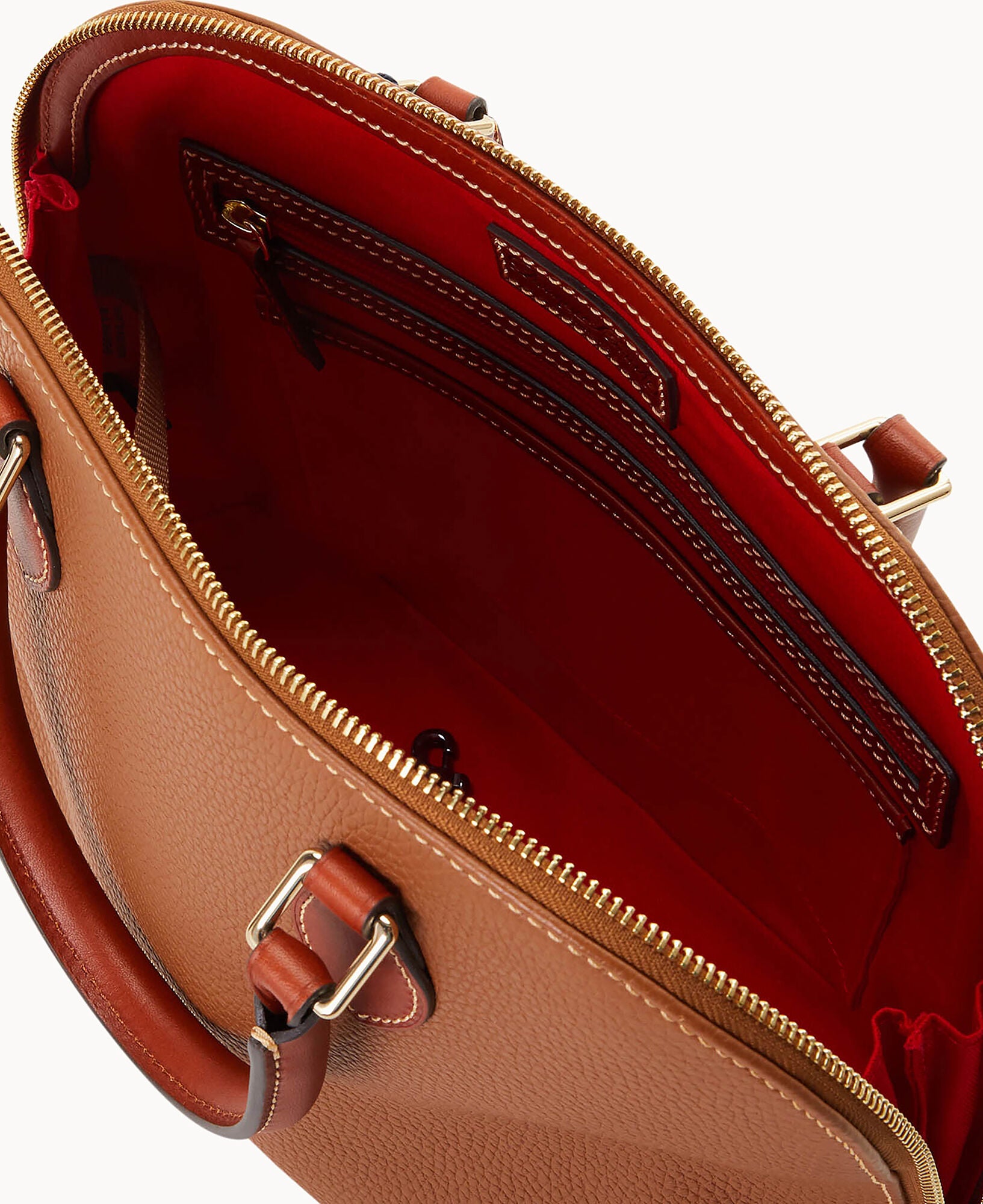 Pebble Grain Domed Satchel - Image 23