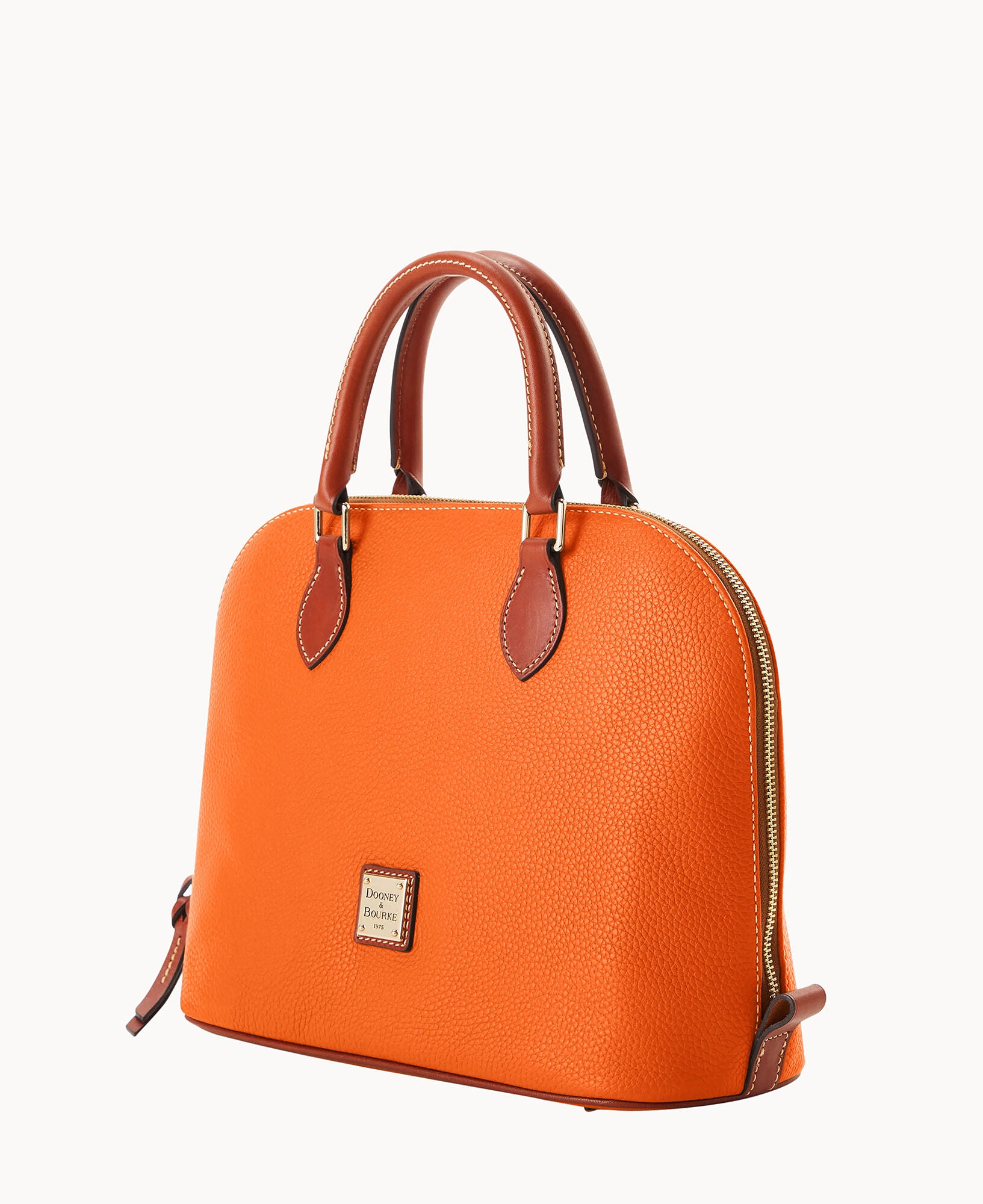 Pebble Grain Domed Satchel - Image 29