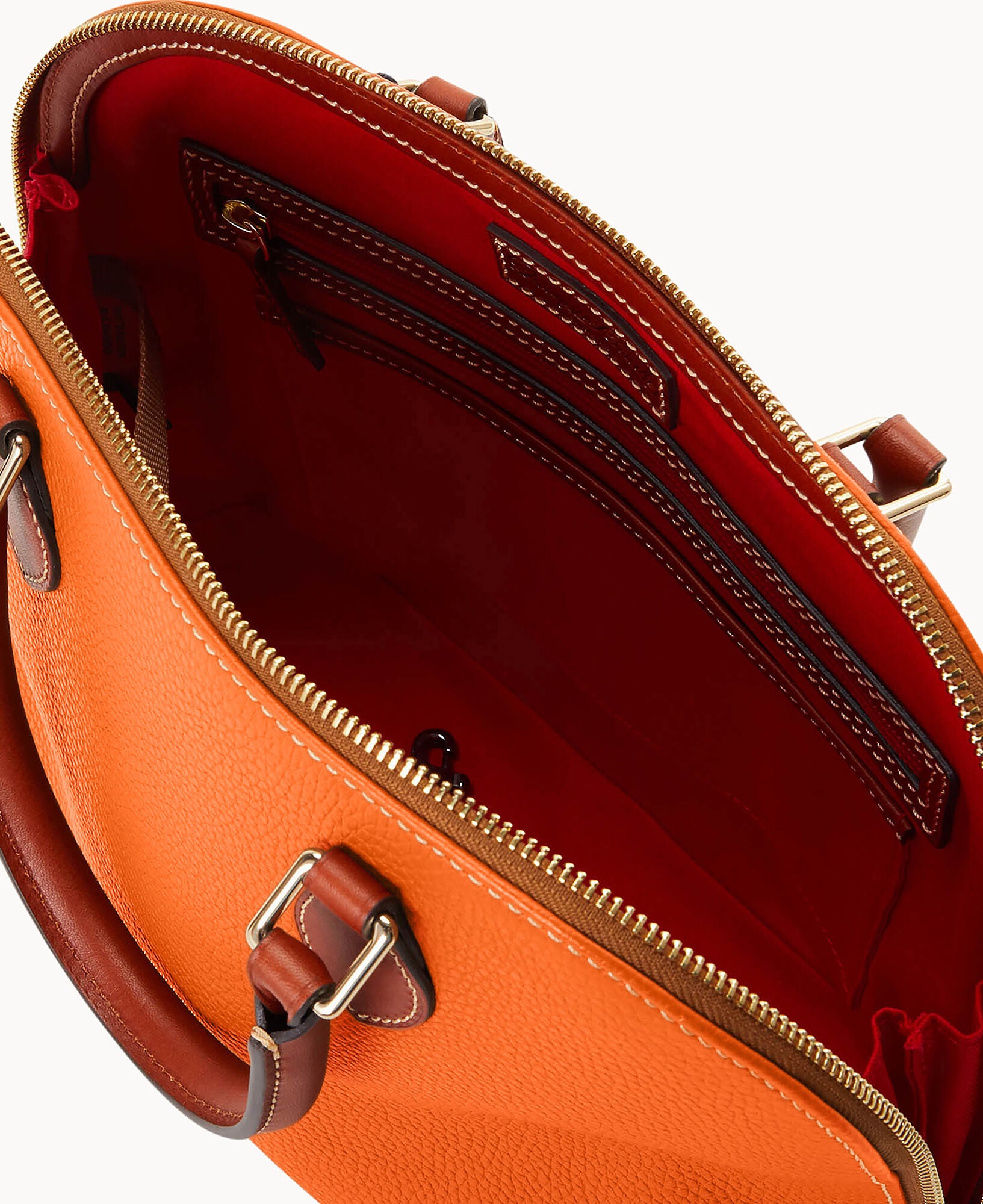 Pebble Grain Domed Satchel - Image 30