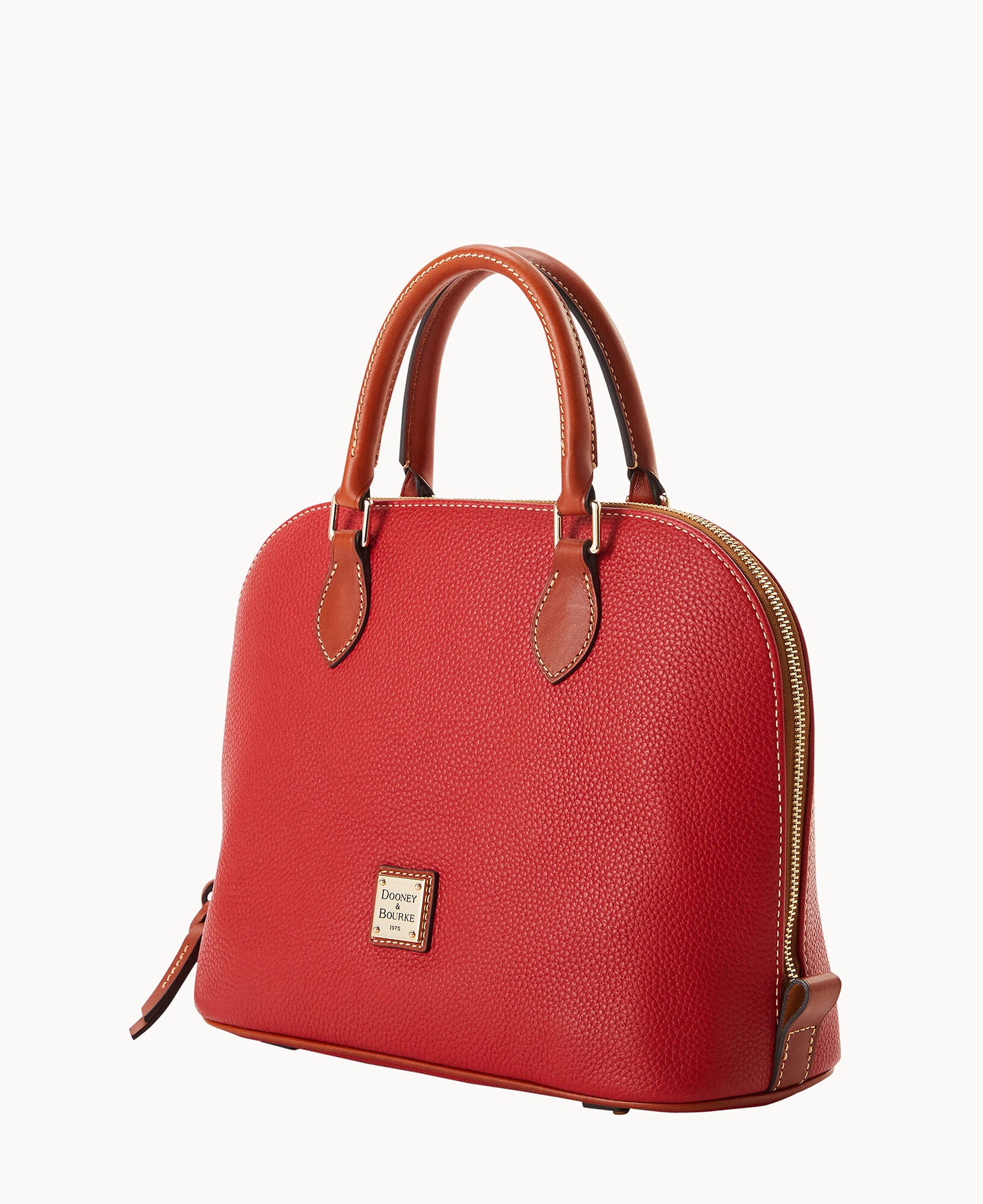 Pebble Grain Domed Satchel - Image 26