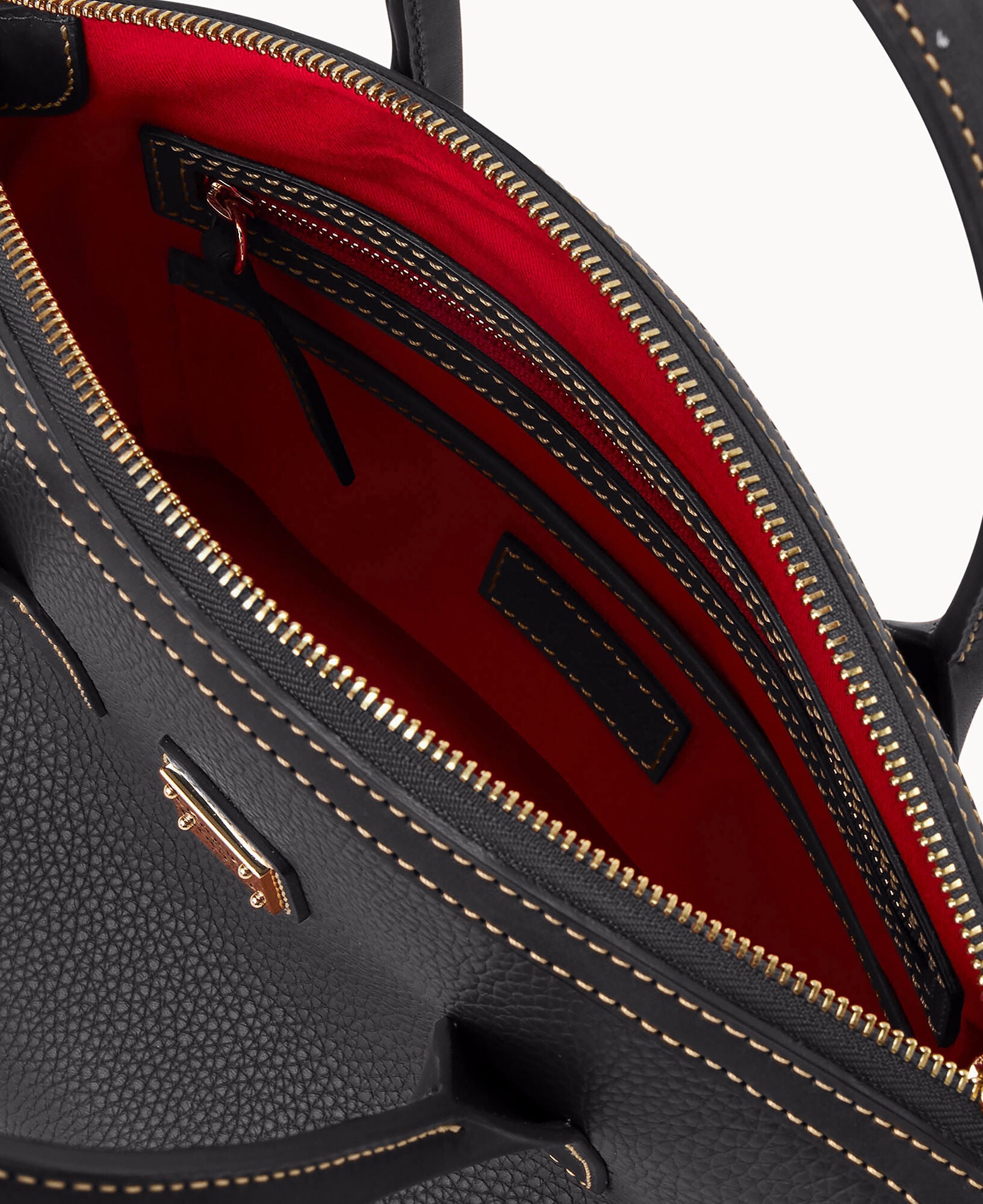 Pebble Grain Domed Satchel - Image 19