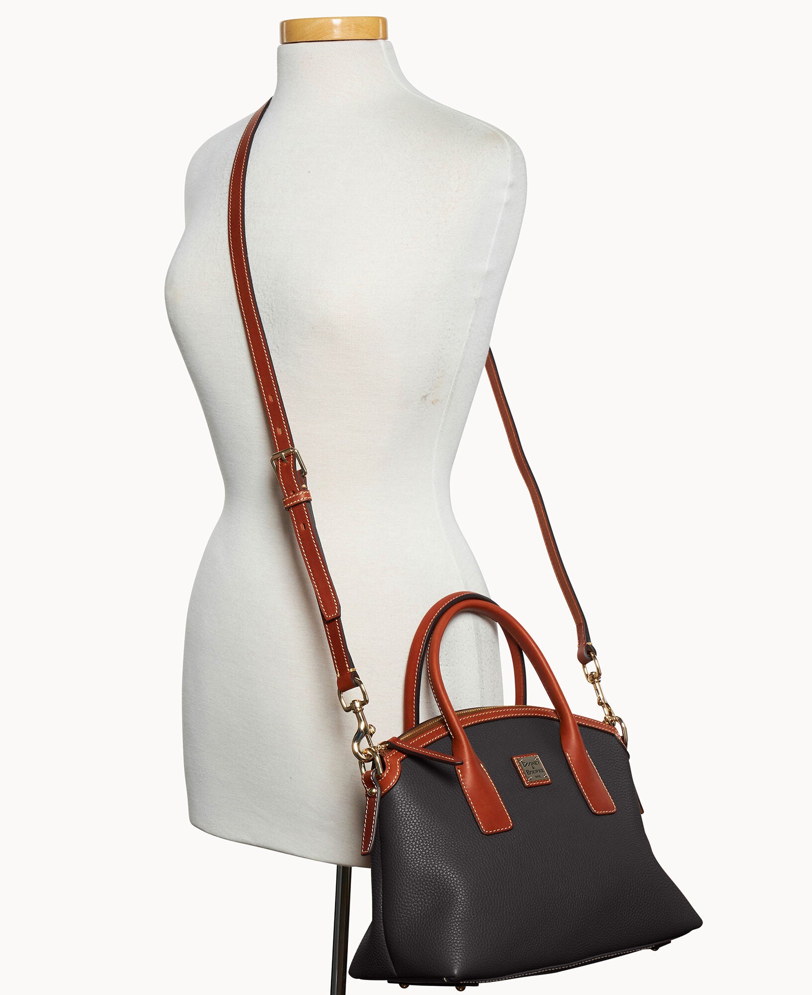 Pebble Grain Domed Satchel - Image 24