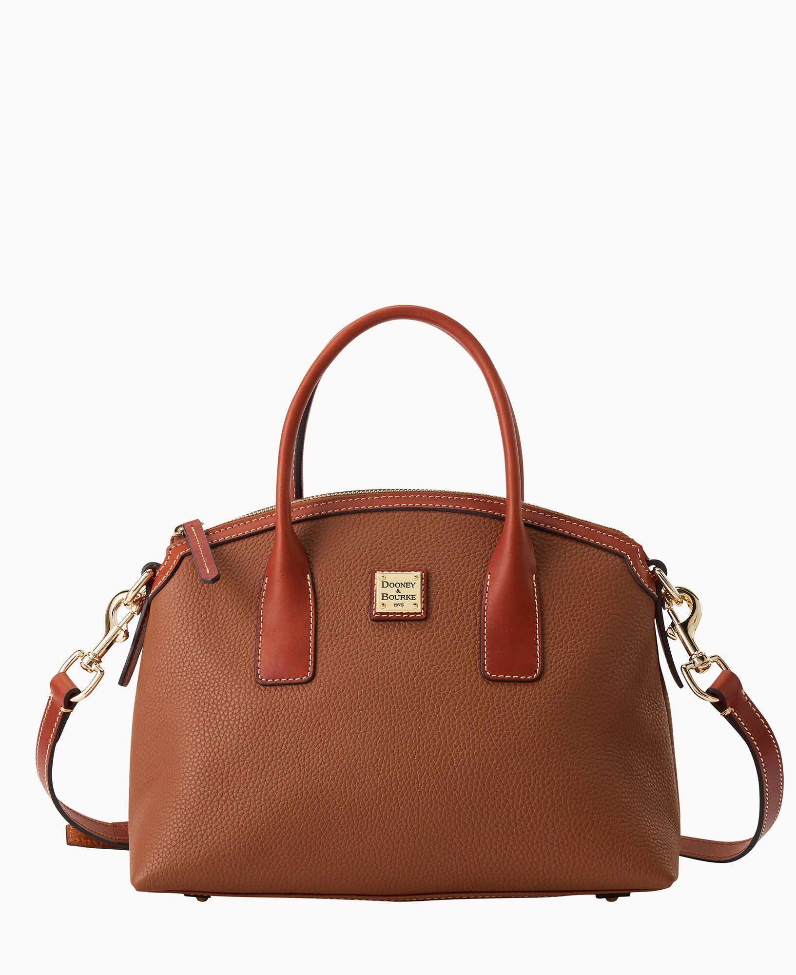 Pebble Grain Domed Satchel - Image 5
