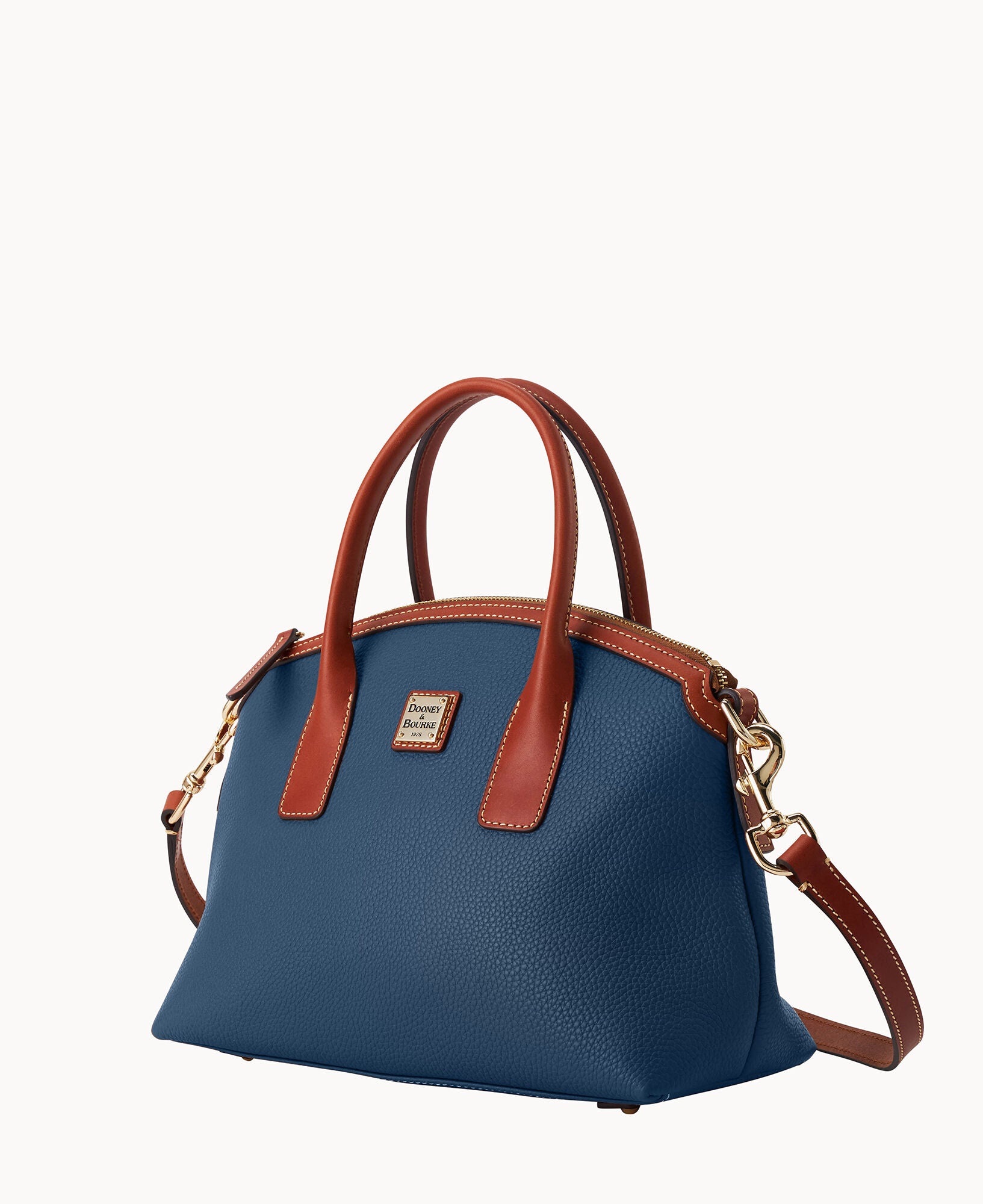 Pebble Grain Domed Satchel - Image 26