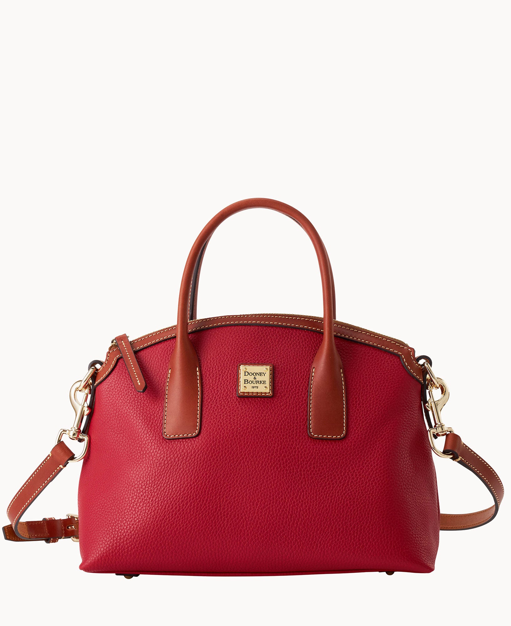 Pebble Grain Domed Satchel - Image 13