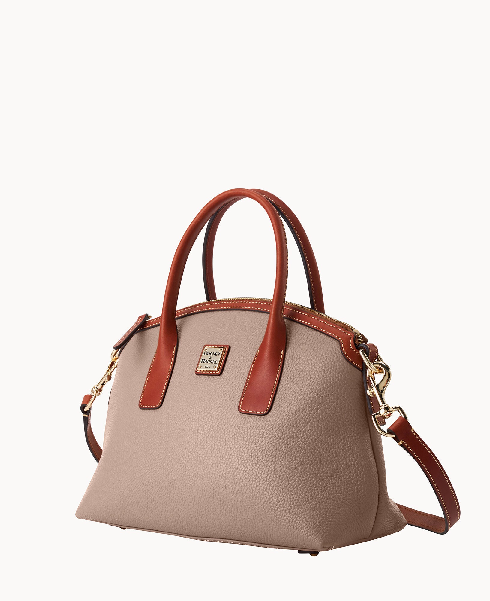 Pebble Grain Domed Satchel - Image 30