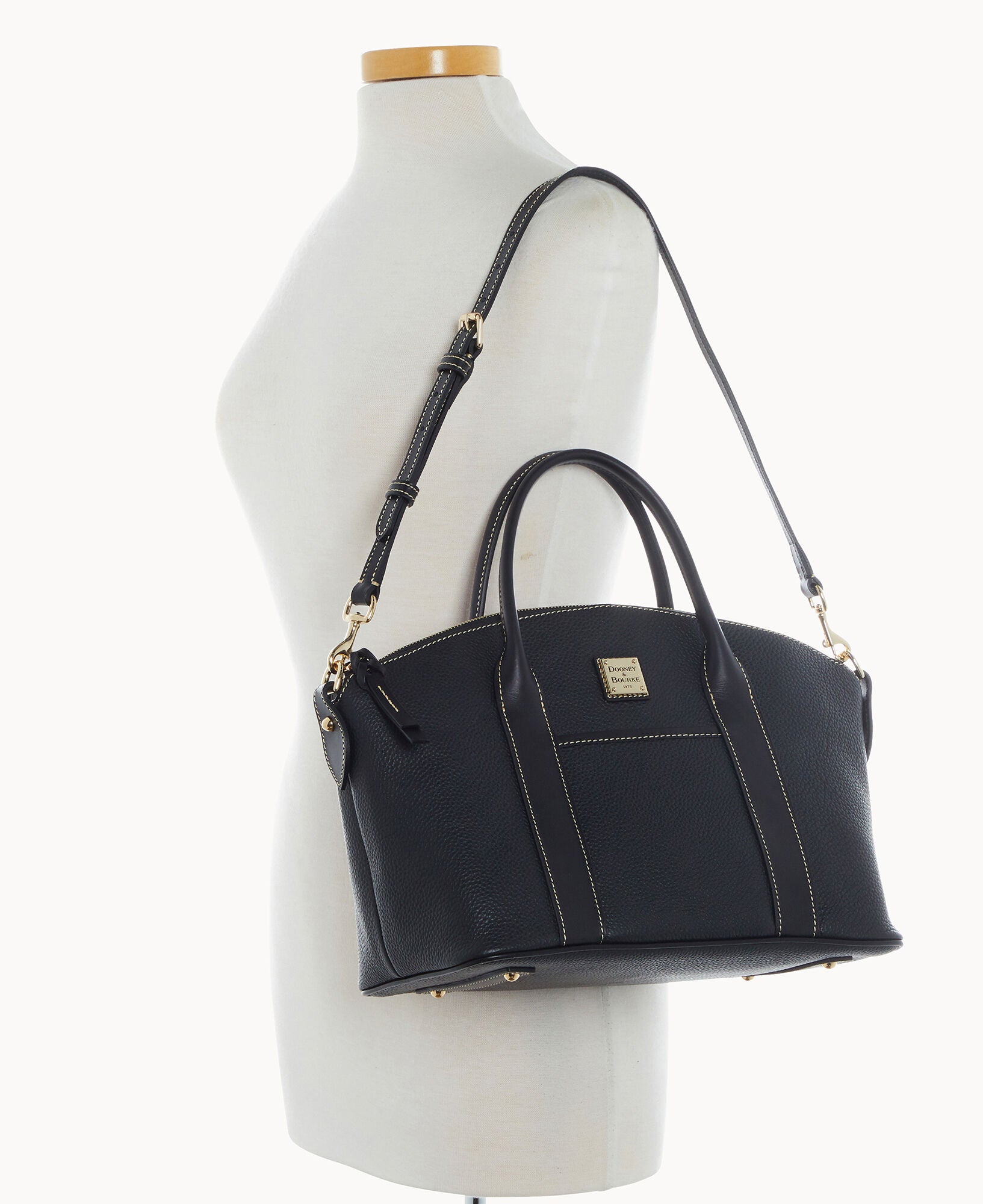 Pebble Grain Madeline Satchel - Image 29
