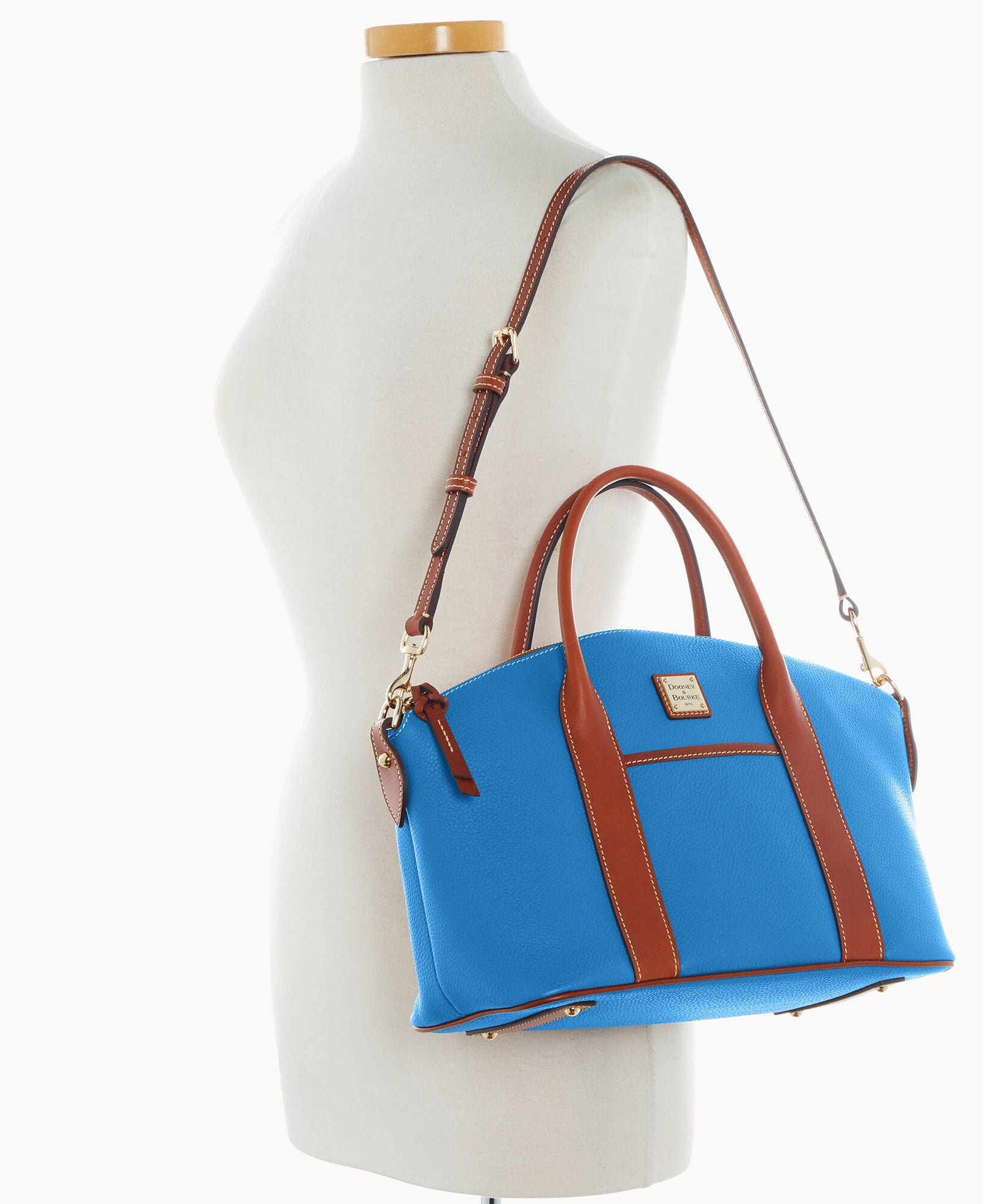 Pebble Grain Madeline Satchel - Image 9
