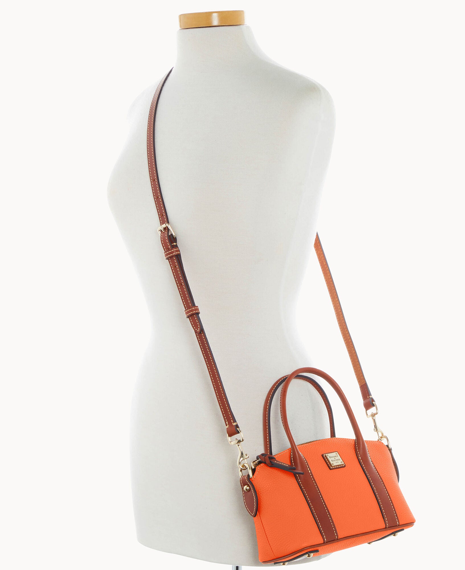Pebble Grain Small Madeline Satchel - Image 19