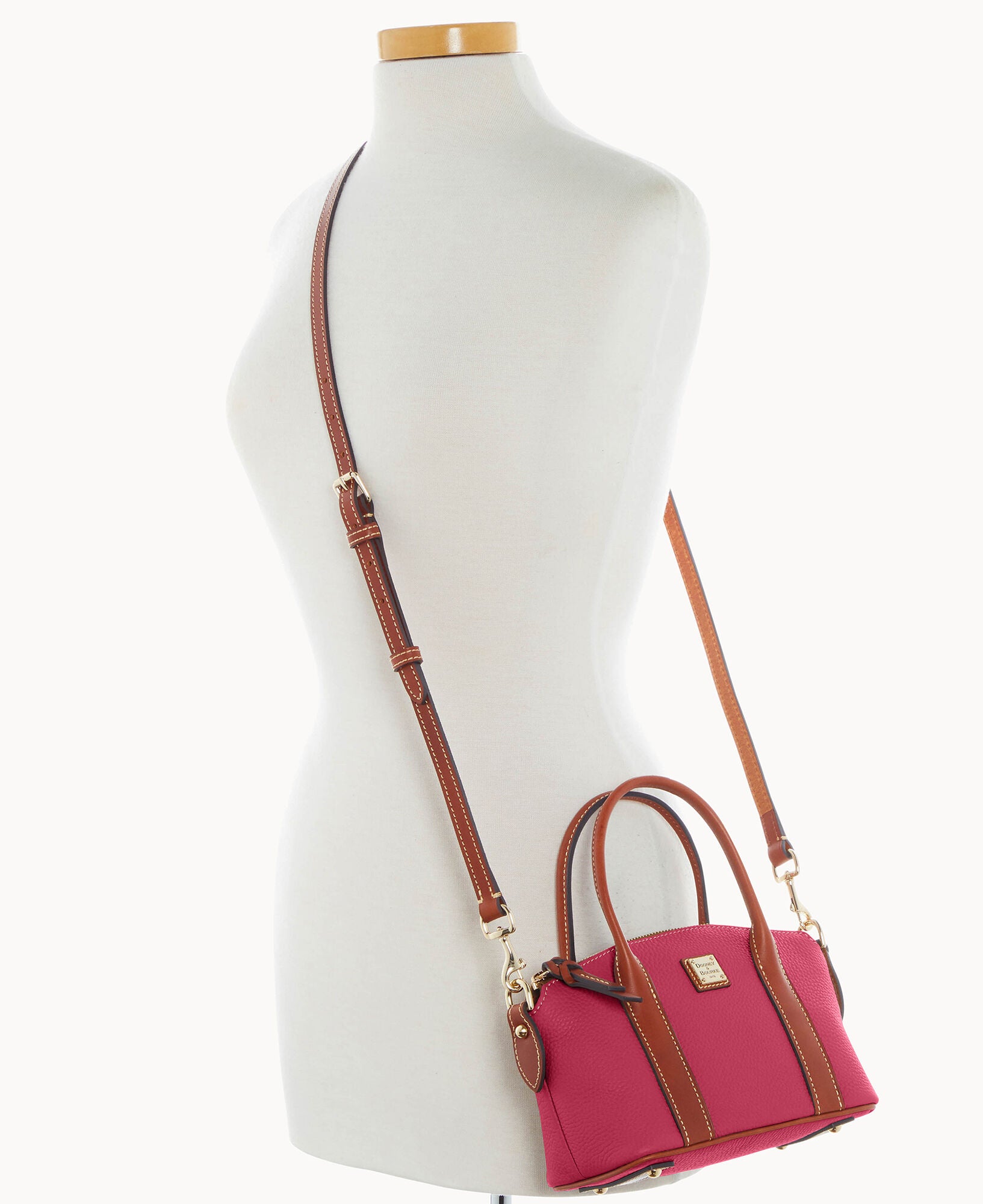 Pebble Grain Small Madeline Satchel - Image 15