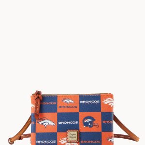 NFL Broncos Top Zip Crossbody