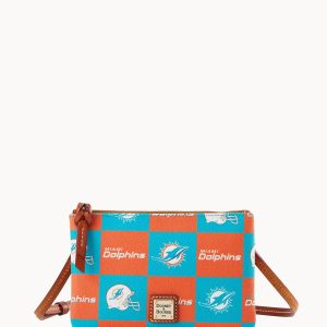 NFL Dolphins Top Zip Crossbody