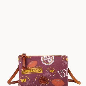 NFL Commanders Top Zip Crossbody