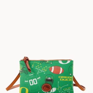 Collegiate University of Oregon Top Zip Crossbody