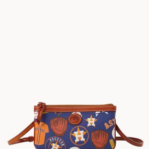 MLB Astros Large Slim Crossbody
