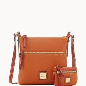 Pebble Grain Letter Carrier & Small Coin Case