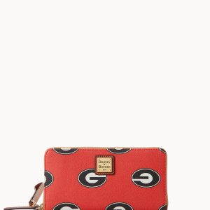 Collegiate University of Georgia Large Zip Around Wristlet