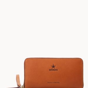 NFL Cowboys Large Zip Around Wristlet