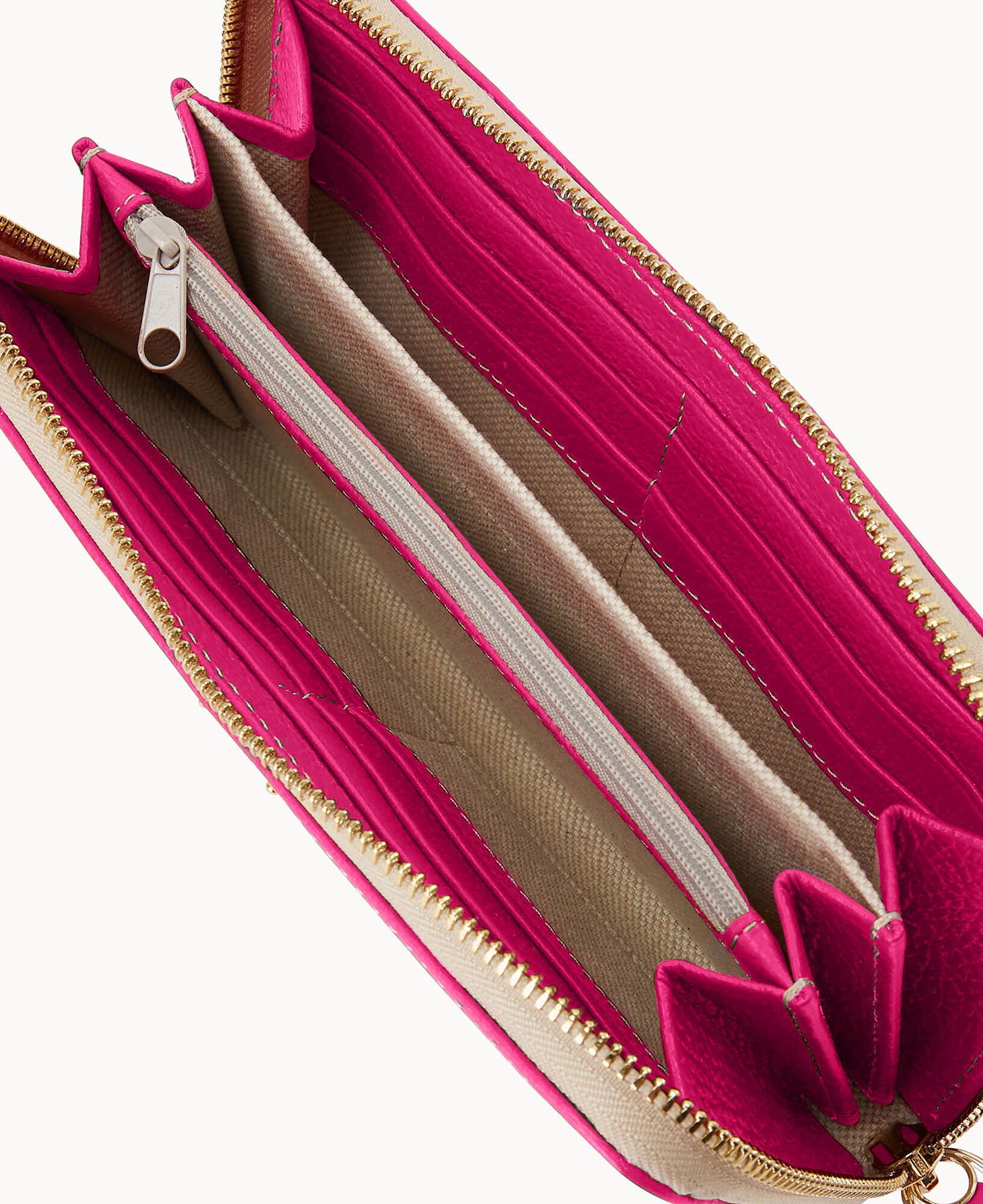 Lucca Leather Large Zip Around Wristlet - Image 21