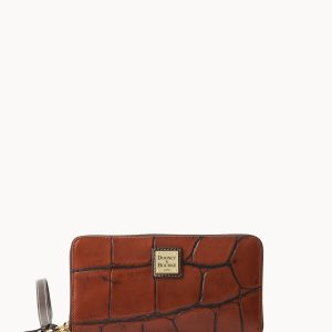 Denison Large Zip Around Wristlet