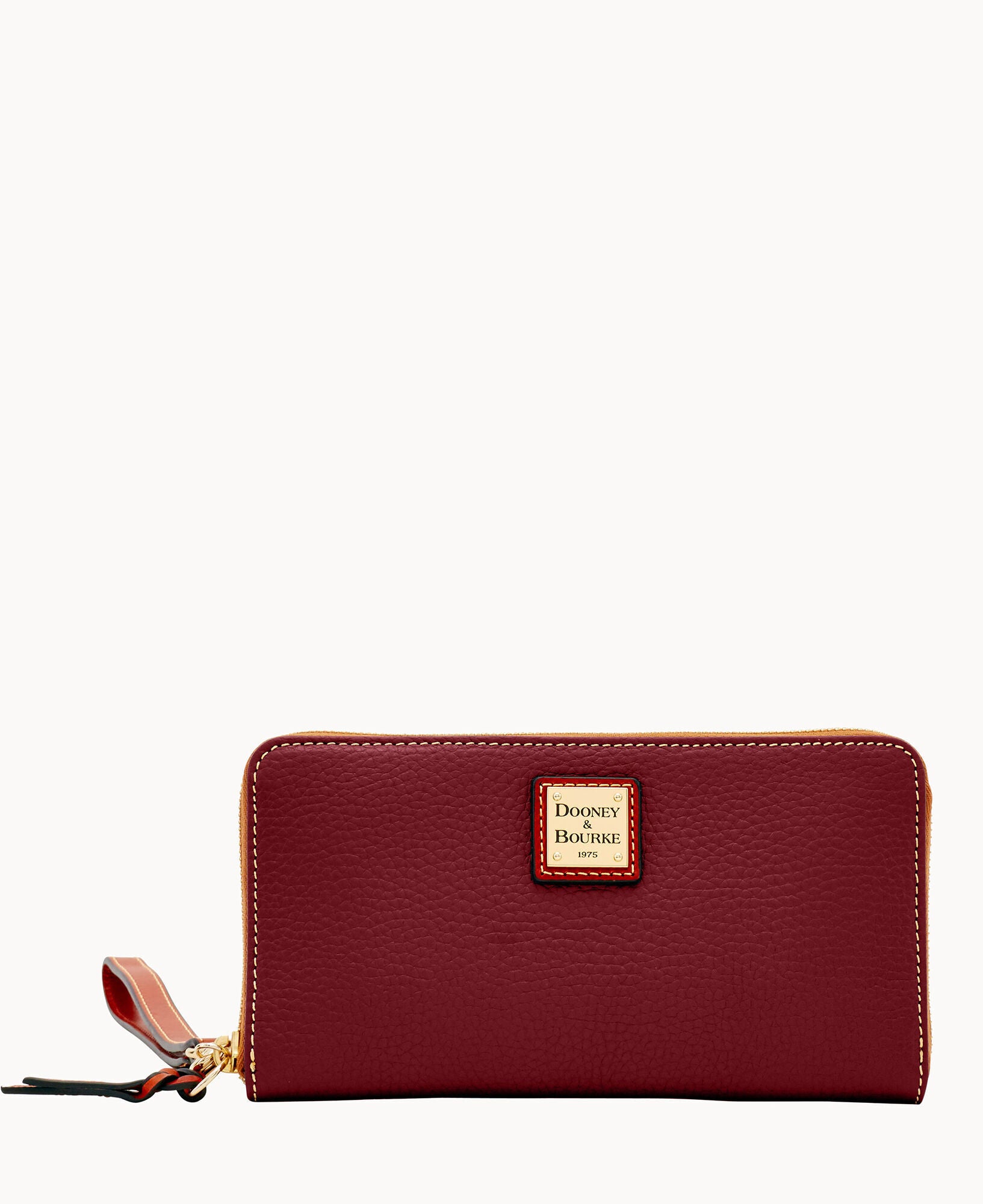 Pebble Grain Large Zip Around Wristlet - Image 15