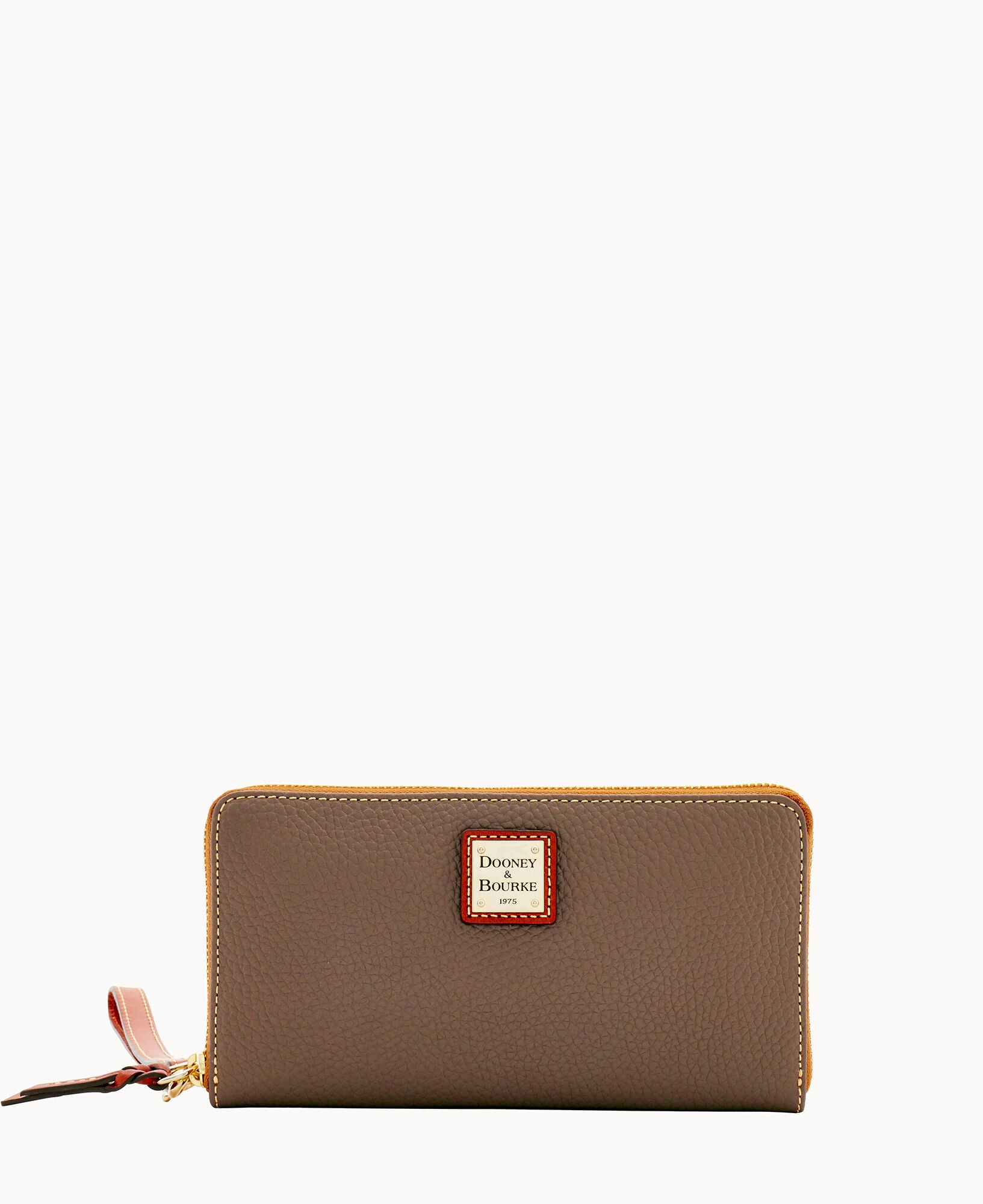 Pebble Grain Large Zip Around Wristlet - Image 12