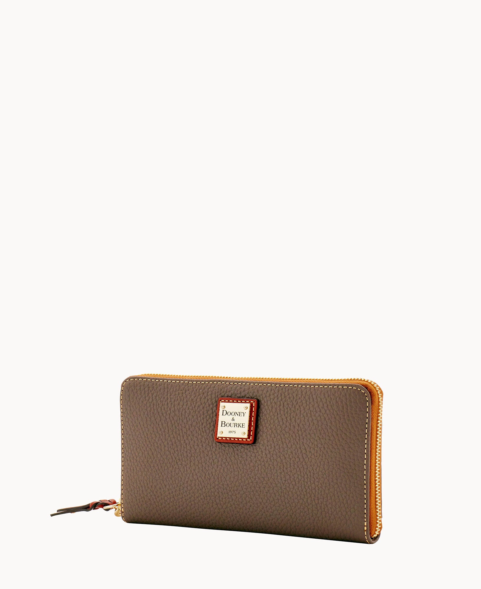 Pebble Grain Large Zip Around Wristlet - Image 13
