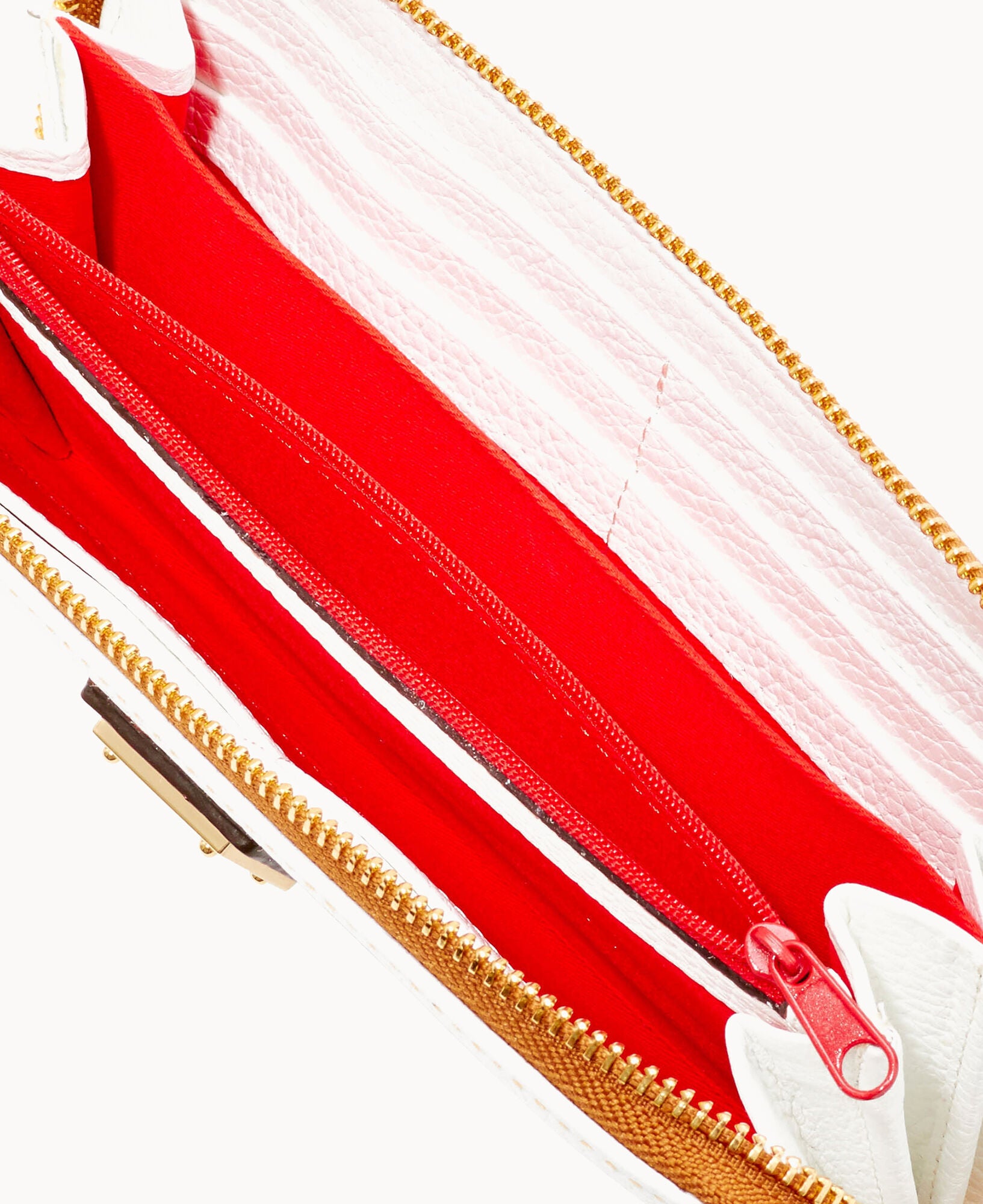 Pebble Grain Large Zip Around Wristlet - Image 26