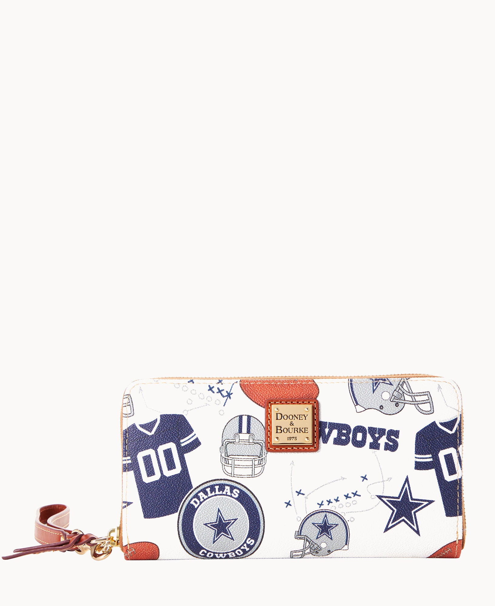 NFL Cowboys Large Zip Around Wristlet - Image 4